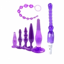 Набор секс игрушек фиолетового цвета 7 предметов ROSYLAND
