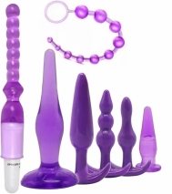 Набор секс игрушек фиолетового цвета 7 предметов ROSYLAND