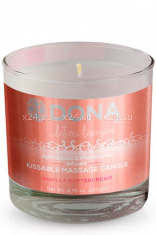Массажная свеча для оральных ласк Dona Kissable Massage Candle Vanila Buttercream