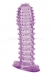 Фиолетовая стимулирующая насадка с пупырышками Toyfa0