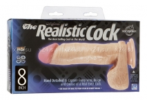 Реалистичный фаллос на присоске The Realistic Cock 8''