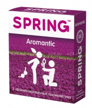 Ароматизированные презервативы SPRING Aromantic с цветочно-фруктовым ароматом (3 шт)