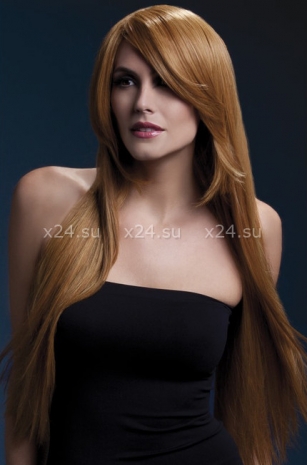 Рыжий длинный парик "Amber"