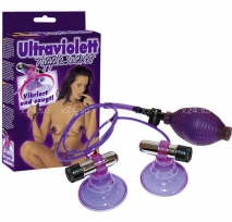 Присоски для сосков с вибрацией Ultraviolett Nipple Sucker