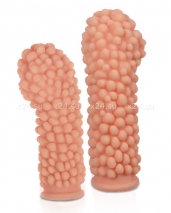 Стимулирующая насадка на пенис KOKOS с пупырышками