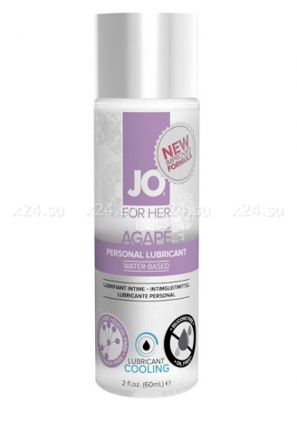 Охлаждающий любрикант на водной основе для женщин Agape Personal Lubricant Cooling 60 мл