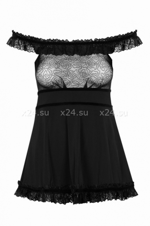 Мини-сорочка с открытыми плечами Floresita LXL