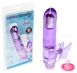 Фиолетовый вибратор для двойной стимуляции Crystal Butterfly1