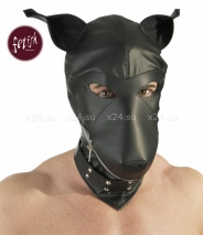Кожаный шлем собаки Devotion Maske