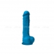 Силиконовый синий фаллос на присоске Colours Pleasures 5''0