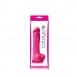 Силиконовый розовый фаллос на присоске Colours Pleasures 5''1