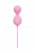 Вагинальные шарики из силикона Ovo L3 Love Ball Pink1