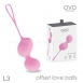 Вагинальные шарики из силикона Ovo L3 Love Ball Pink2