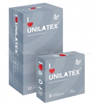 Презервативы UNILATEX ребристые (3 шт.)