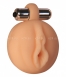 Реалистичная насадка-вагина с вибропулей для вакуумной помпы LOLA (вторая кожа)0