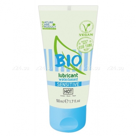 Nature pure BIO lubricant Sensitive Лубрикант для чувствительной кожи на водной основе 50 мл