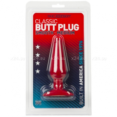 Анальная втулка Classic Butt Plug Smooth Slim/Medium