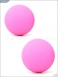 Металлические шарики с гладким розовым силиконовым покрытием MAIA SILICON BALL SB10