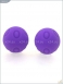 Металлические шарики с  фиолетовым текстурированным силиконовым покрытием MAIA SILICON BALL SB30
