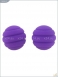 Металлические шарики со спиральным фиолетовым силиконовым покрытием MAIA SILICON BALL SB20