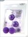 Металлические шарики со спиральным фиолетовым силиконовым покрытием MAIA SILICON BALL SB21