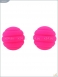 Металлические шарики со спиральным розовым силиконовым покрытием MAIA SILICON BALL SB20
