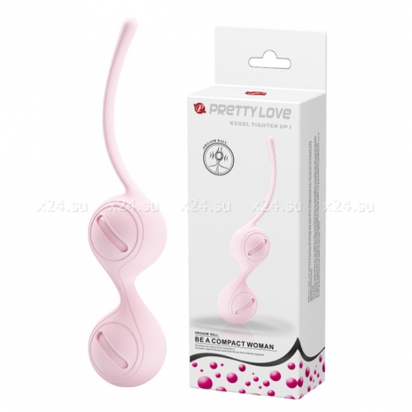 Вагинальные шарики на сцепке со смещенным цетром тяжести Kegel Tighten UP I