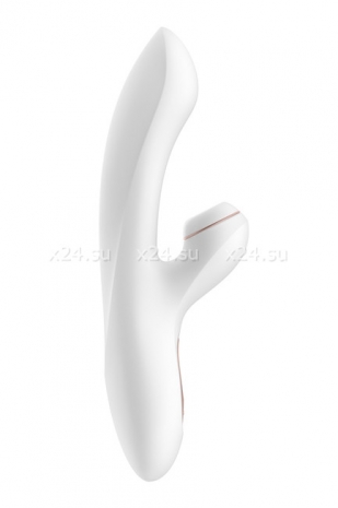 Вибратор Satisfyer Pro G-Spot Rabbit, с вакуум-волнововым бесконтактным стимулятором клитора (10+11 режимов)