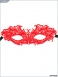 Ажурная красная кружевная маска "Верона"0