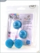 Металлические шарики с голубым текстурированным покрытием MAIA SILICON BALL WD SB31