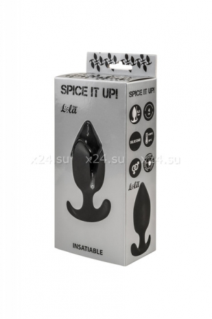 Пробка для ношения со смещенным центром тяжести Spice it up Insatiable Black