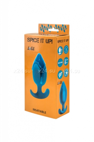 Пробка для ношения со смещенным центром тяжести Spice it up Insatiable Aquamarine