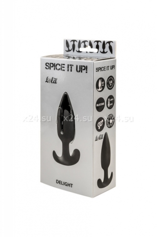 Небольшая пробочка для ношения со смещенным центром тяжести Spice it up Delight Black