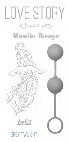 Шарики в силиконовой оболочке для тренировки мышц Moulin Rouge Grey Twilight