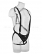 Страпон-система (страпон-трусики на подтяжках с фаллосом-фаллопротезом) 10'' Hollow Strap-On Suspender System2