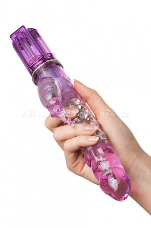 Ротационный вибратор с крупными бусинками A-Toys High Tech Vibrator (8 режимов вибрации, 4 режима ротации)