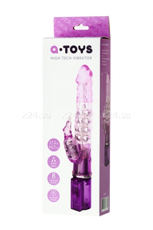 Ротационный вибратор с крупными бусинками A-Toys High Tech Vibrator (8 режимов вибрации, 4 режима ротации)