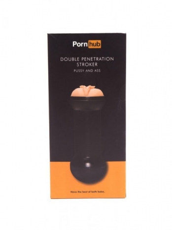 Двусторонний мастурбатор в виде гантели Double Penetration Stroker