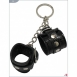 Сувенир-брелок черные лакированные наручники1
