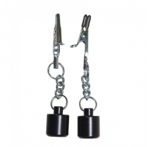 BDSM зажимы для сосков с гирьками Sextreme Nipple Weights (50 грамм)