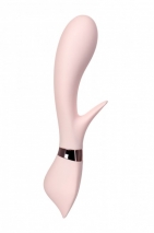 Перезаряжаемый вибратор с клиторальным стимулятором Sinjoys CAT Vivi (7 режимов)