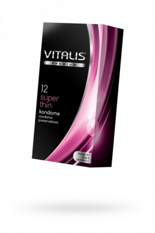 Презервативы супер тонкие VITALIS Premium Super Thin (12 шт)