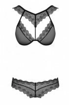 Черный кружевной комплект 857 SET-1 LXL