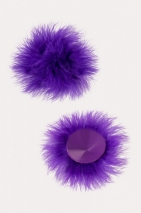 Круглые пестисы с пухом фиолетовые Erolanta