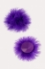 Круглые пестисы с пухом фиолетовые Erolanta1