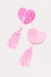 Пестис розовые сердечки с розами и кистями Erolanta1