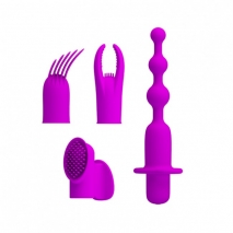 Вибро-набор с 4 насадками Joy Collection (12 режимов)