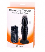 Фрикционный анальный стимулятор на присоске Pleasure Thrust (7 режимов вибрации, 3 скорости)