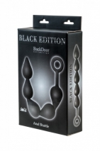 Тяжелая анальная цепочка Black Edition Anal Shuttle Super Beads