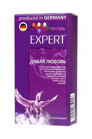 Микс презервативов EXPERT "Дикая любовь" (12 шт.)